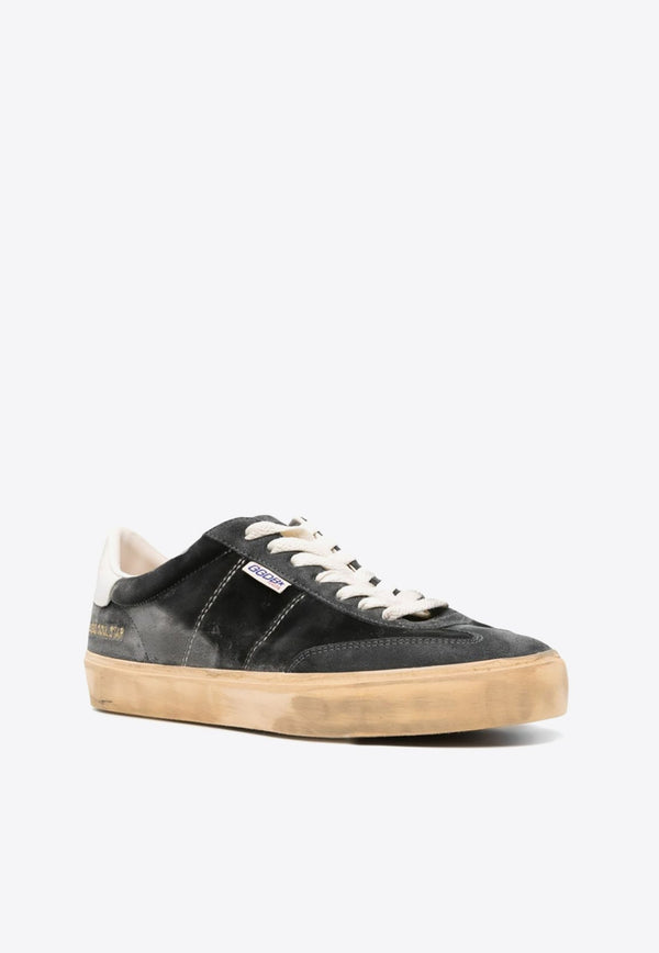 Super-Star Distressed Suede Sneakers