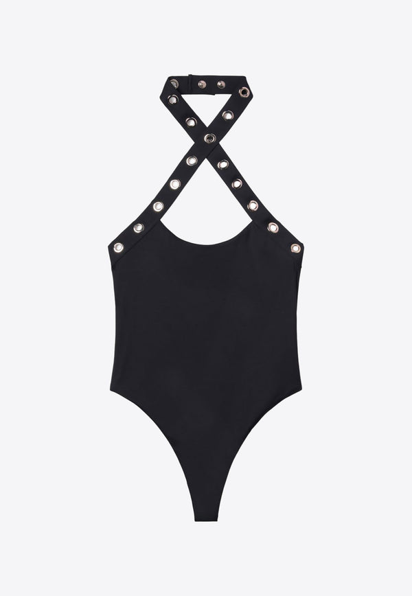 Eyelet One-Piece Swimsuit