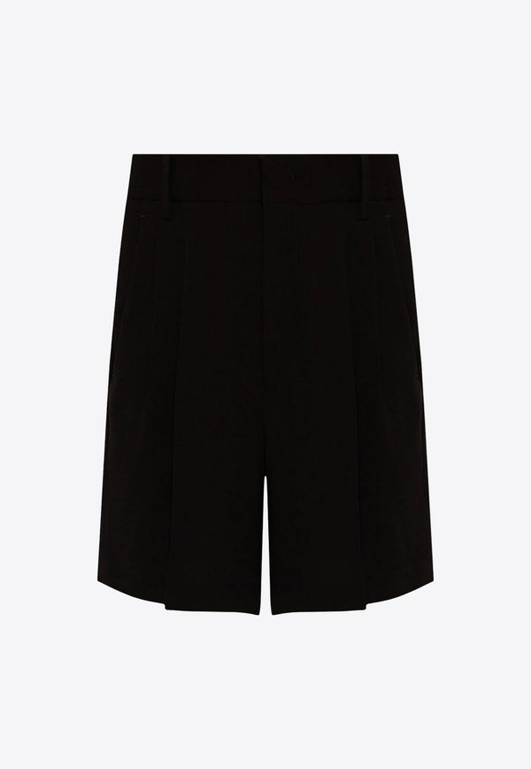 Elna Pleated Crepe Shorts