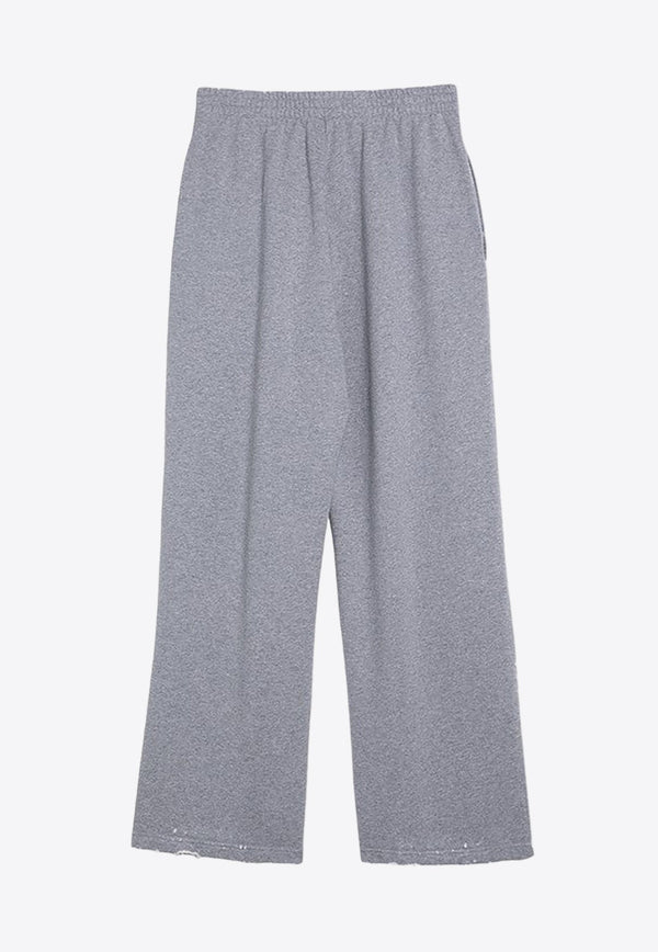 Distressed Baggy Track Pants