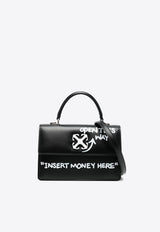 Jitney 1.4 Slogan Print Top Handle Bag