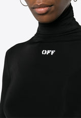 OFF Stamp Turtleneck Top