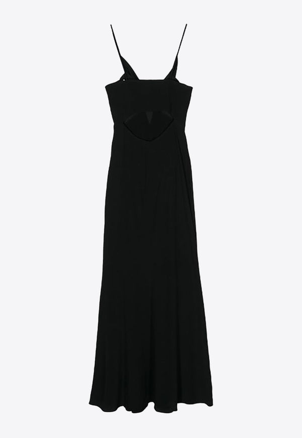 Kapri Crepe Sleeveless Maxi Dress