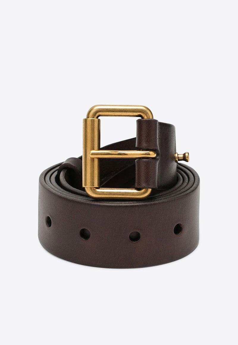 Motorcycle Calf Leather Belt