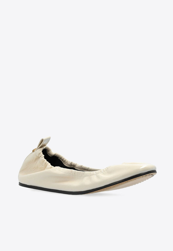 Belna Calf Leather Ballet Flats