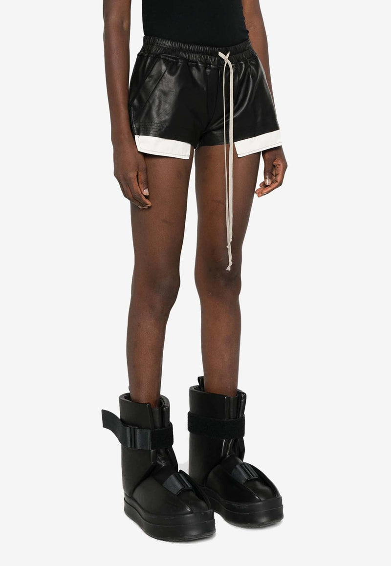 Fog Leather Mini Shorts