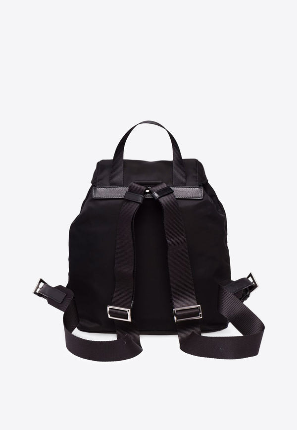 Small Triangle Logo Nylon Backpack