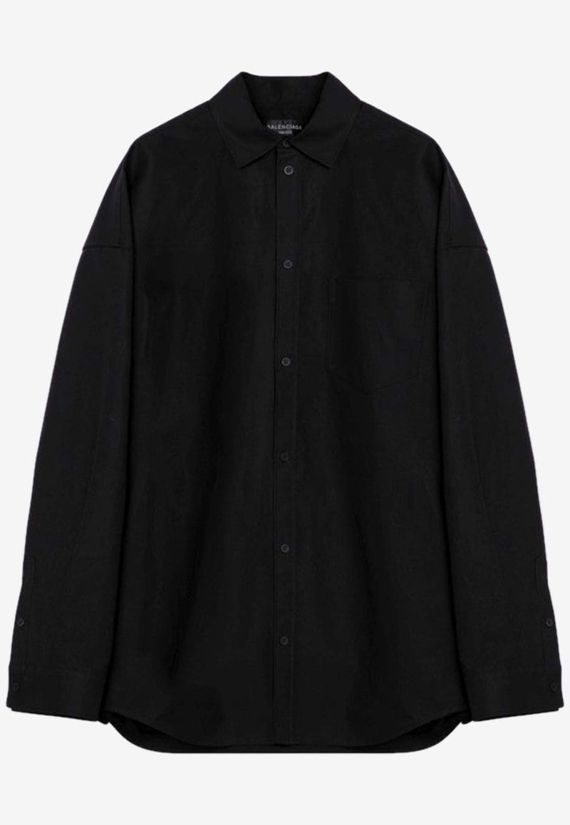 Oversized Long-Sleeved Shirt