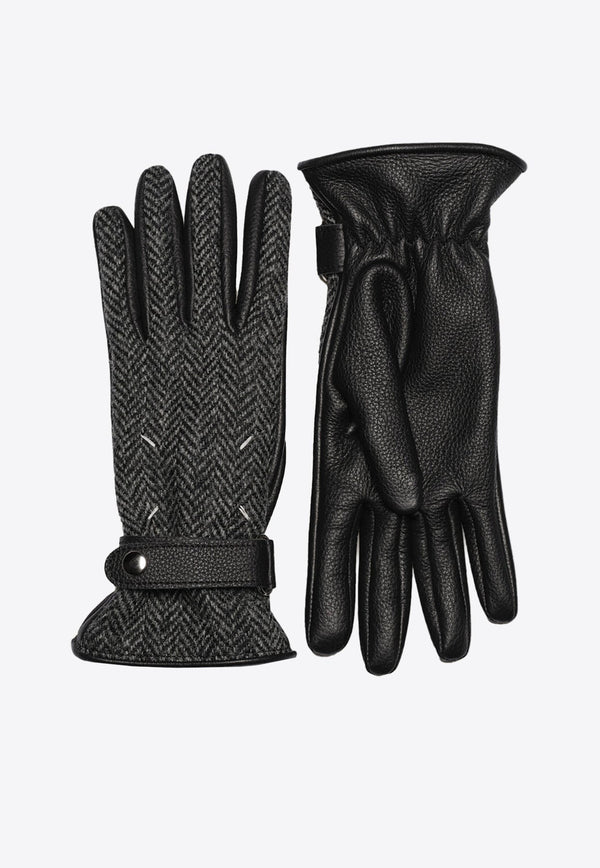 Reversible Calf Leather Gloves
