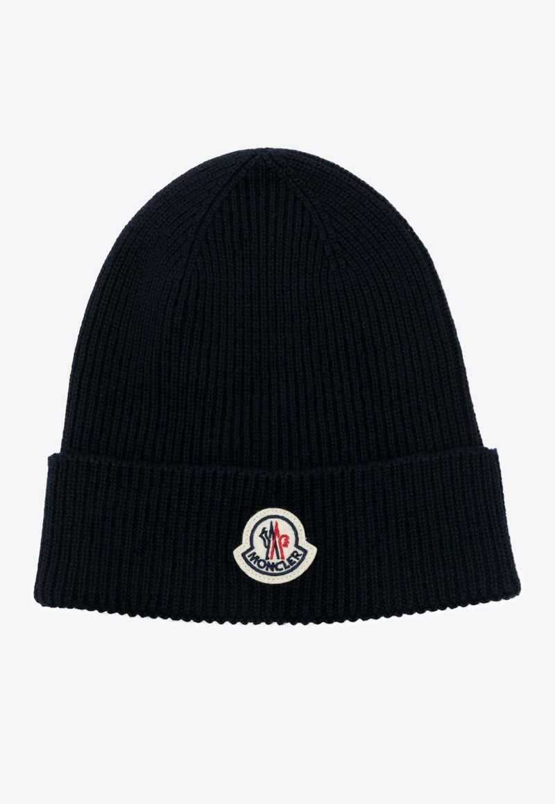 Logo Patch Wool Beanie