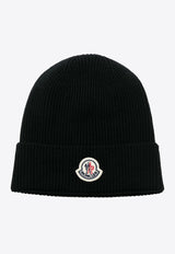 Logo Patch Wool Beanie