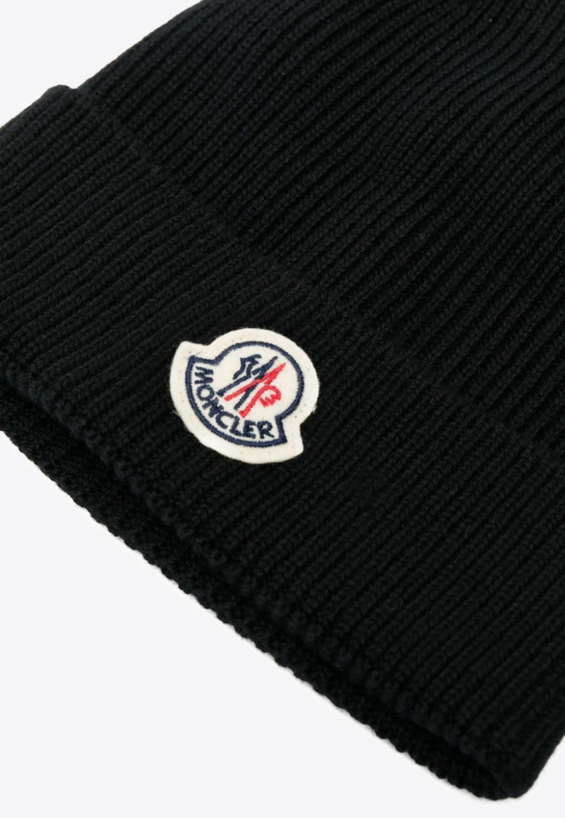 Logo Patch Wool Beanie