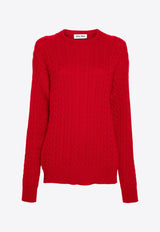 Cable Knit Cashmere Sweater