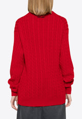 Cable Knit Cashmere Sweater