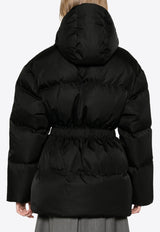 Re-Nylon Hooded Puffer Jacket