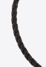 Medusa Braided Leather Necklace