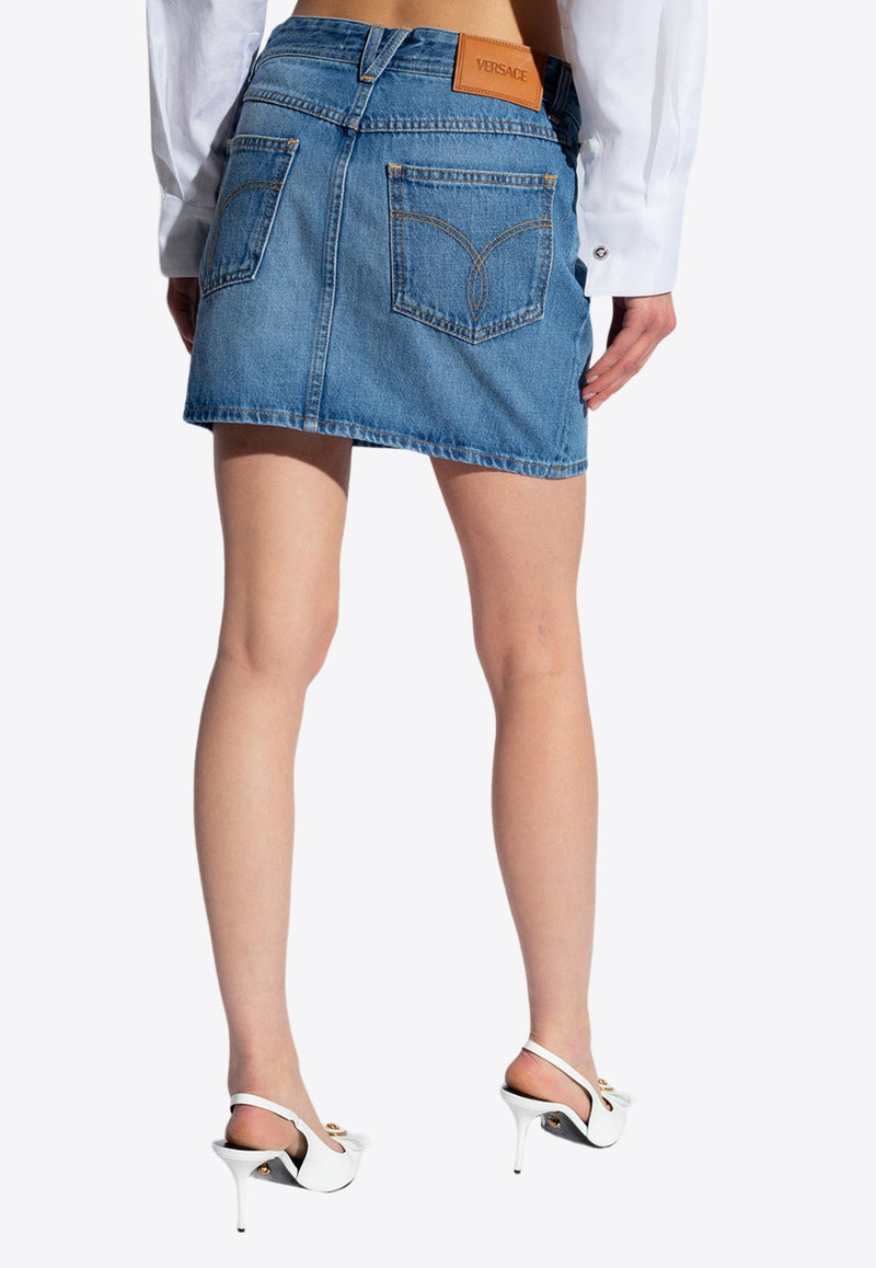 Medusa '95 Mini Denim Skirt