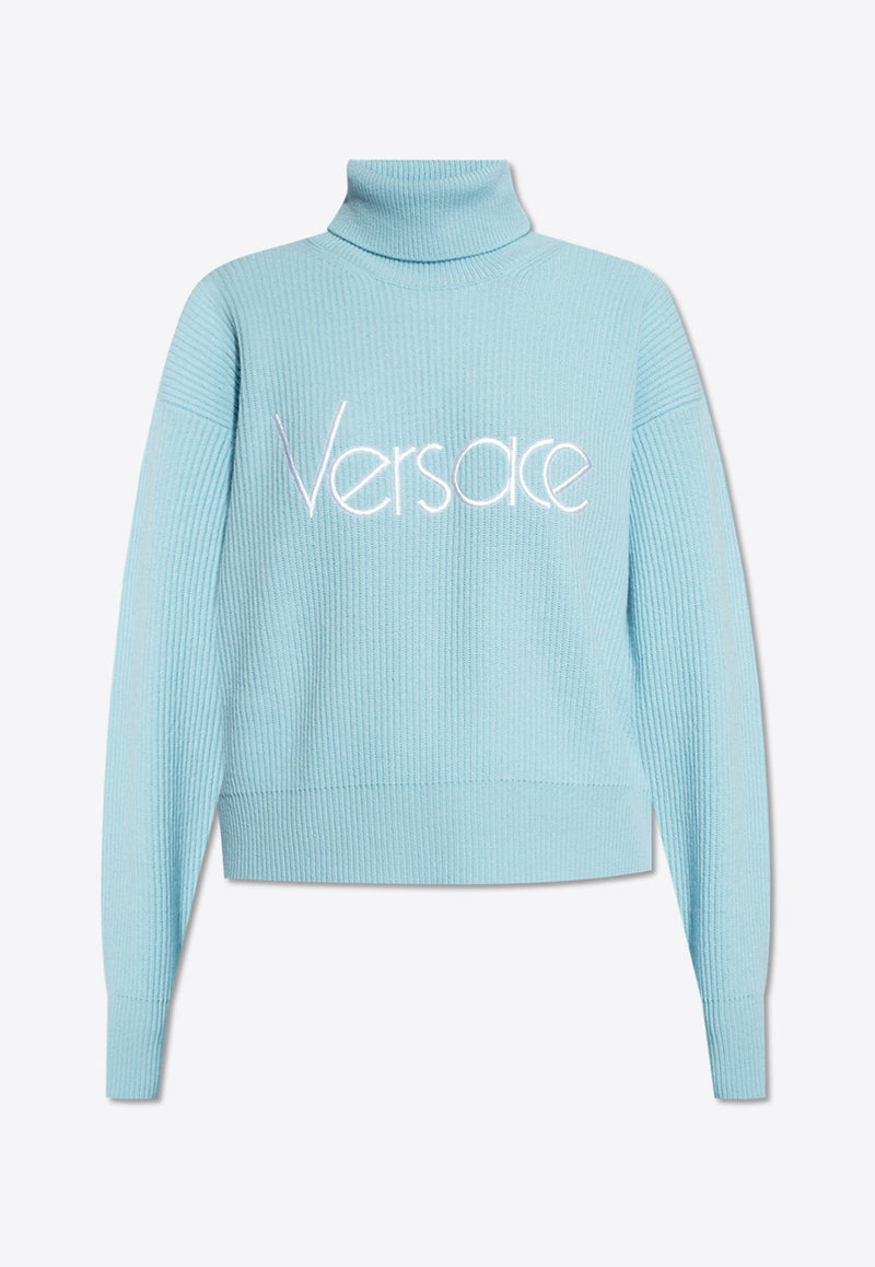 1978 Re-Edition Logo Embroidered Turtleneck Sweater