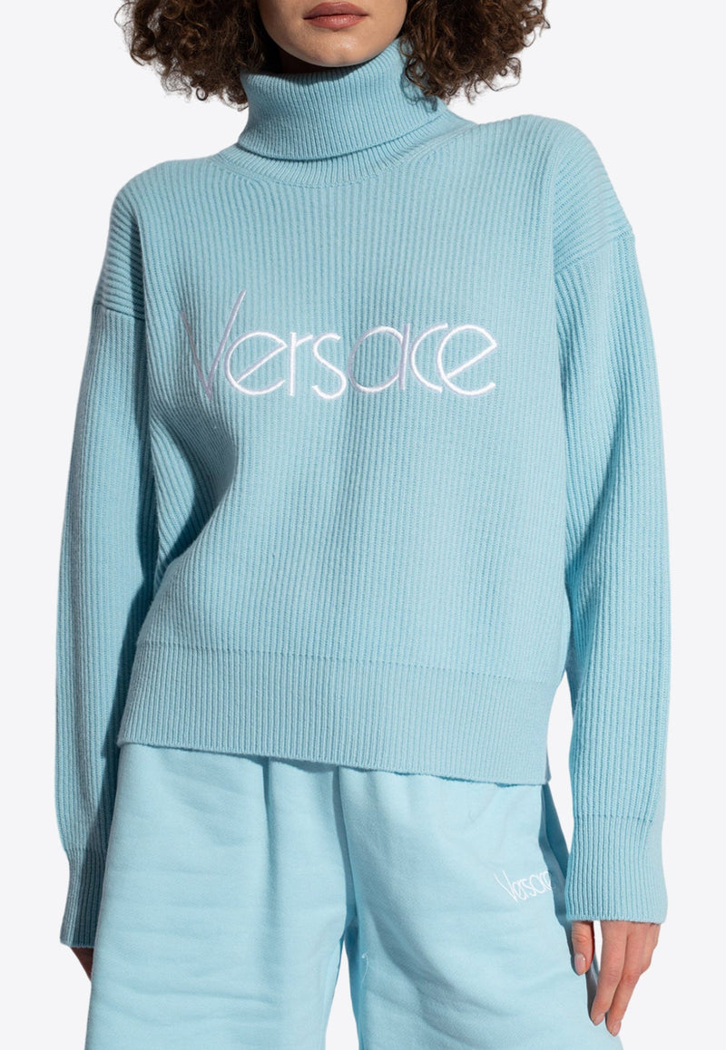 1978 Re-Edition Logo Embroidered Turtleneck Sweater