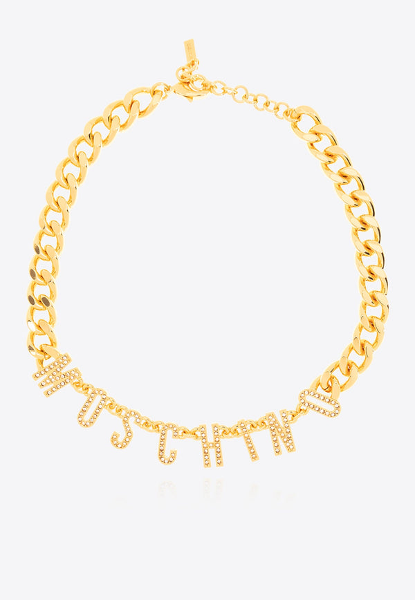 Logo Lettering Chain Necklace