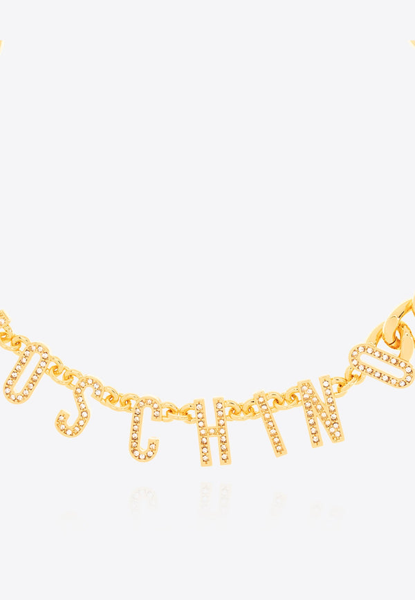 Logo Lettering Chain Necklace