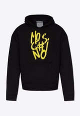 Logo Print Drawstring Hoodie