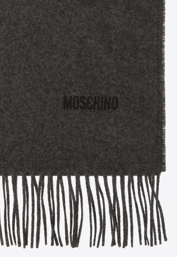 Branded Logo Wool Scarf