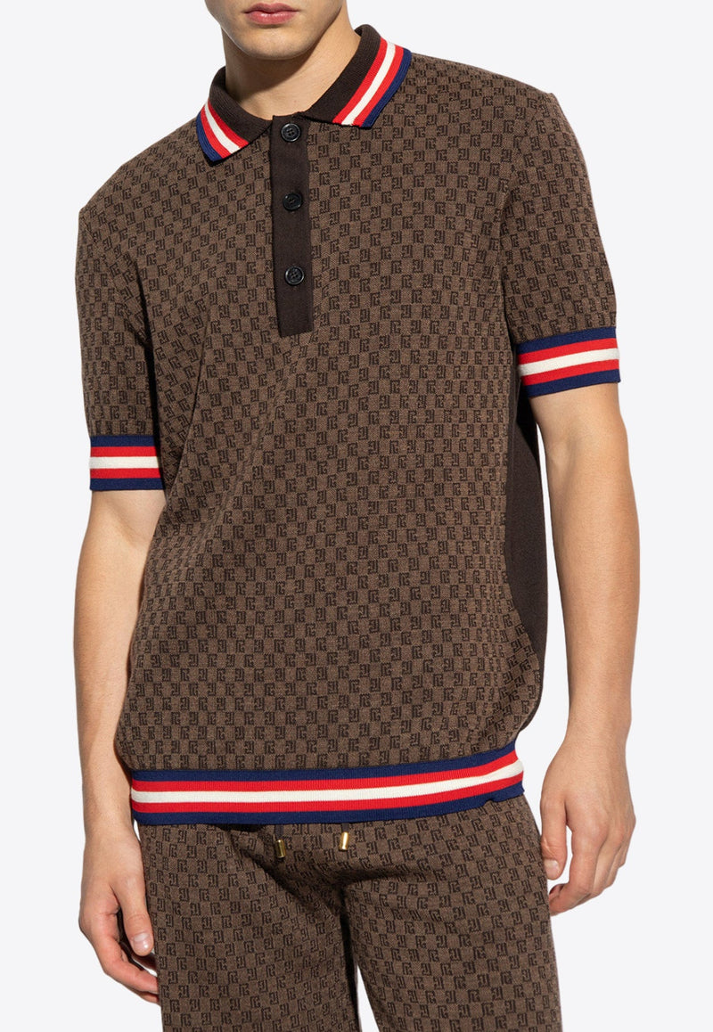 Monogram Wool Polo T-shirt