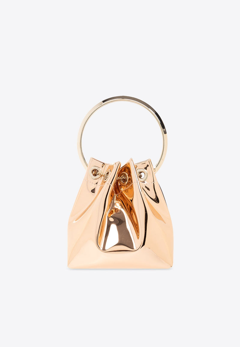 Bon Bon Mirrored Leather Bucket Bag