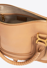 Medium Marcie Grained Leather Shoulder Bag