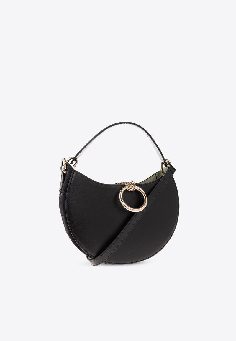 Small Arlene Calf Leather Shoulder Bag