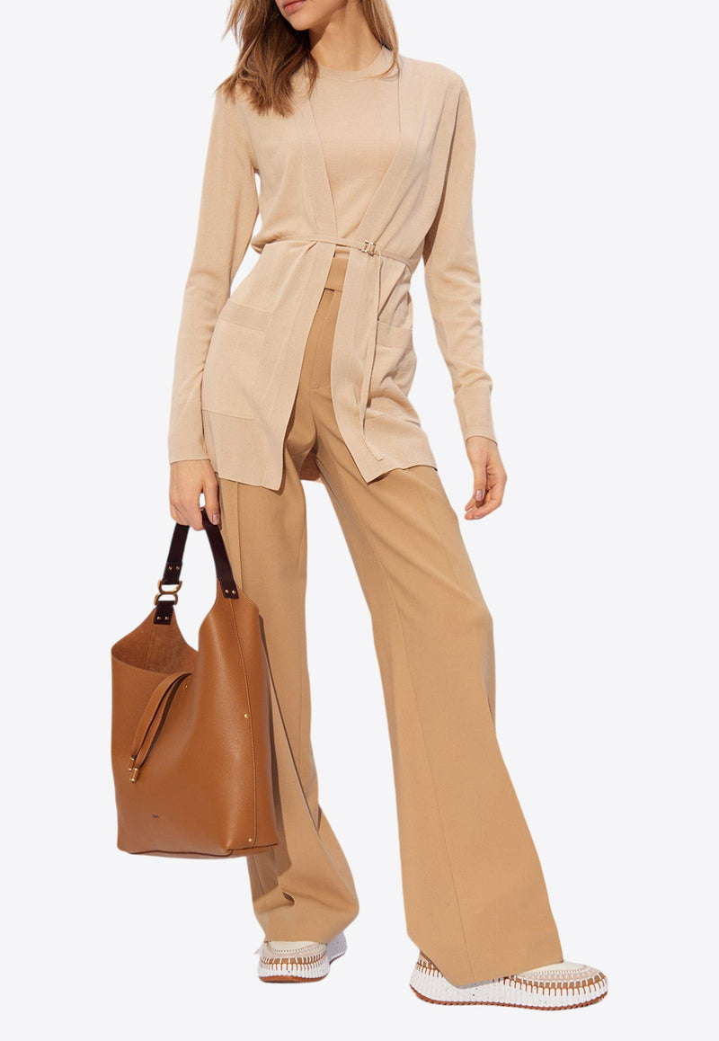 Straight-Leg Tailored Pants