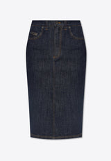 Denim Pencil Skirt