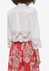 Cropped Lace Shirt