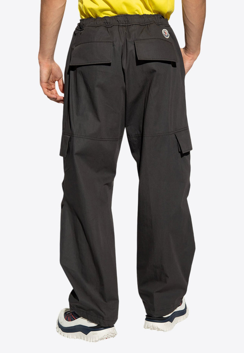 Logo Patch Cargo Pants