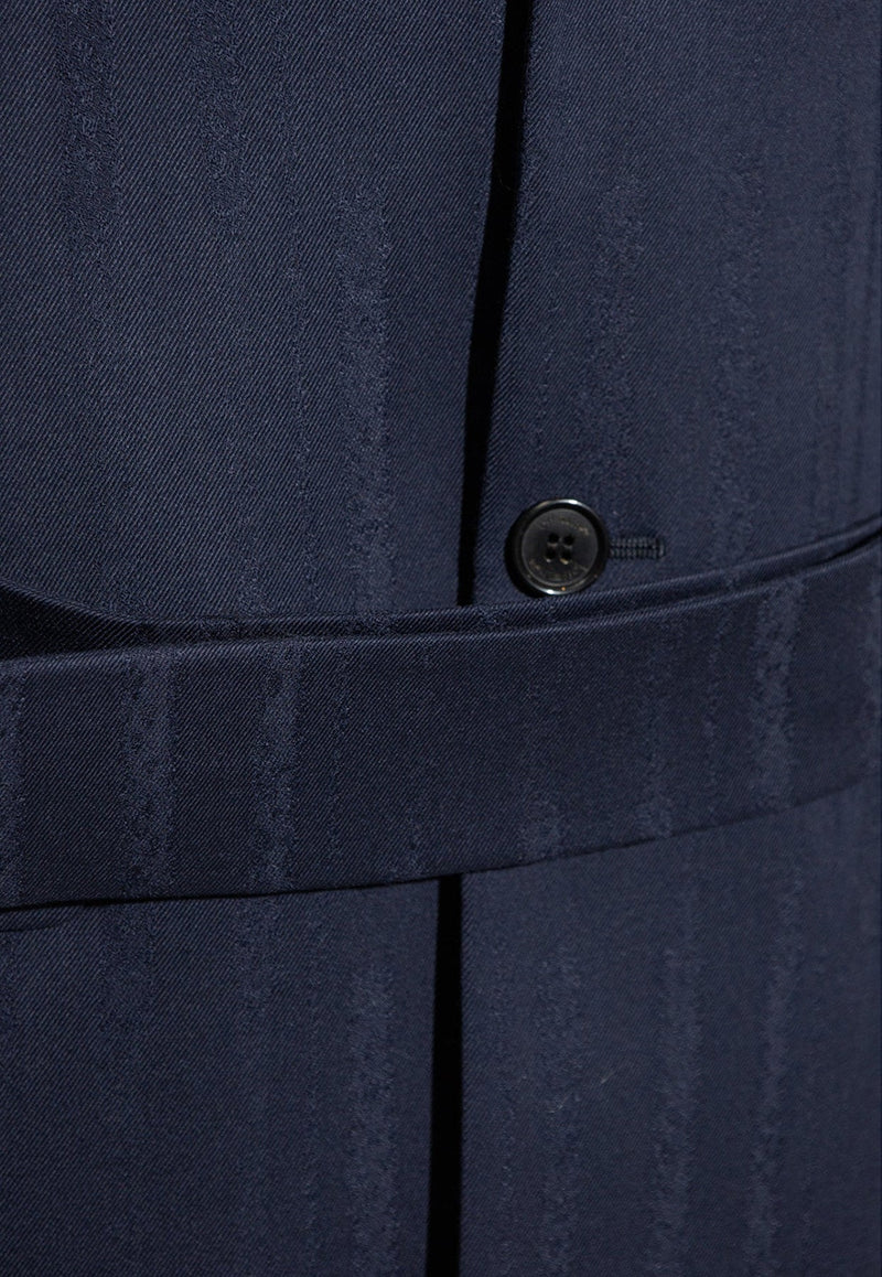 Single-Breasted Wool Blazer