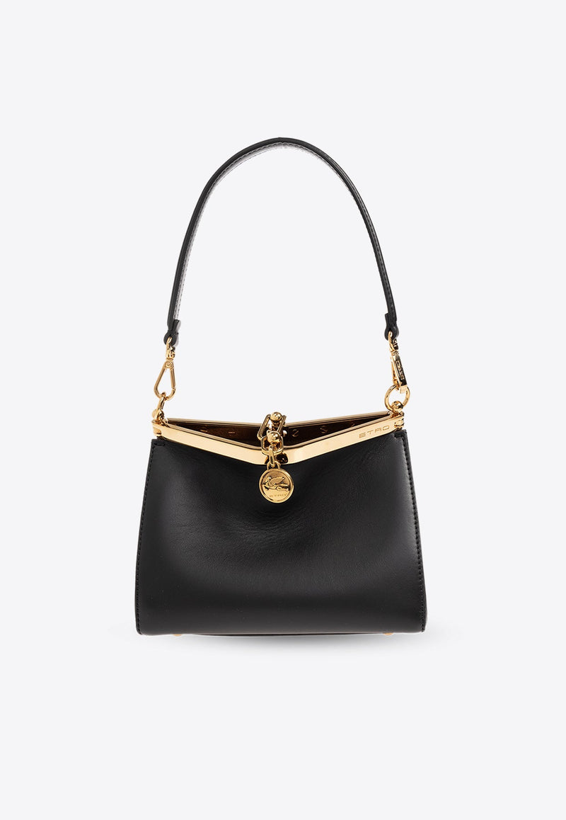 Mini Vela Leather Crossbody Bag