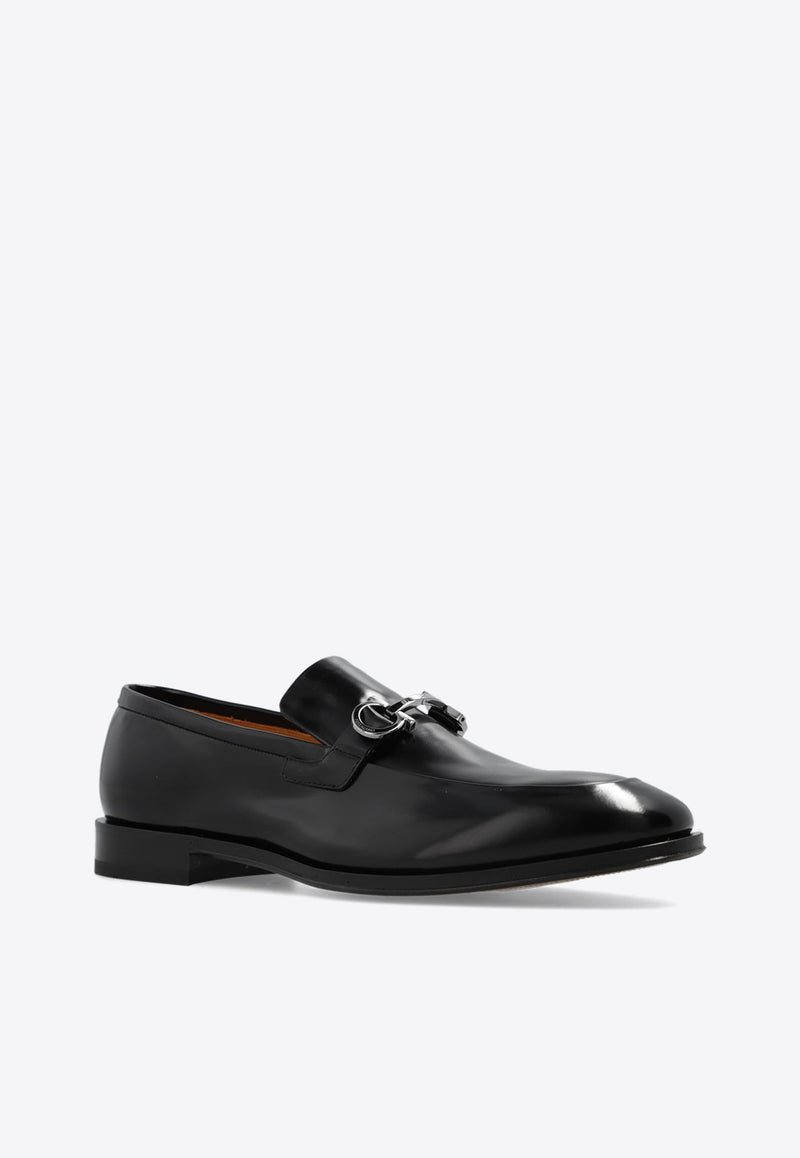 Finley Gancini Leather Loafers