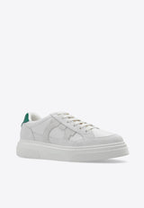 Cassina Leather and Suede Sneakers