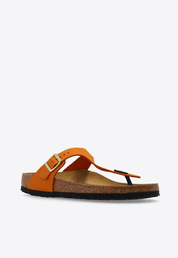 Gizeh Leather Thong Sandals