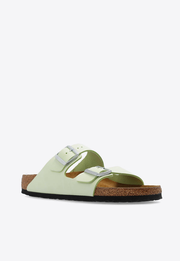 Arizona Double-Buckle Leather Slides