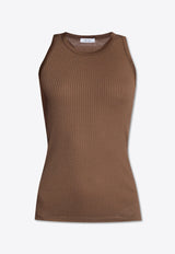 Racerback Ribbed Tank Top