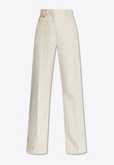 Sauge Straight-Leg Linen Pants