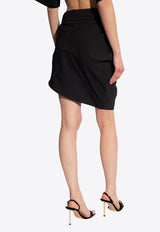 Saudade Asymmetrical Mini Skirt