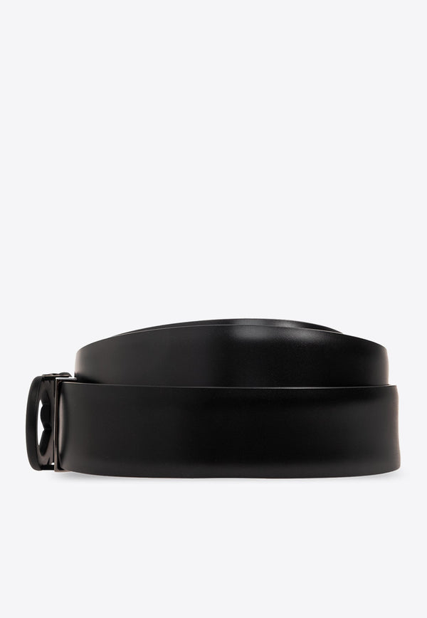 Gancini Reversible Leather Belt