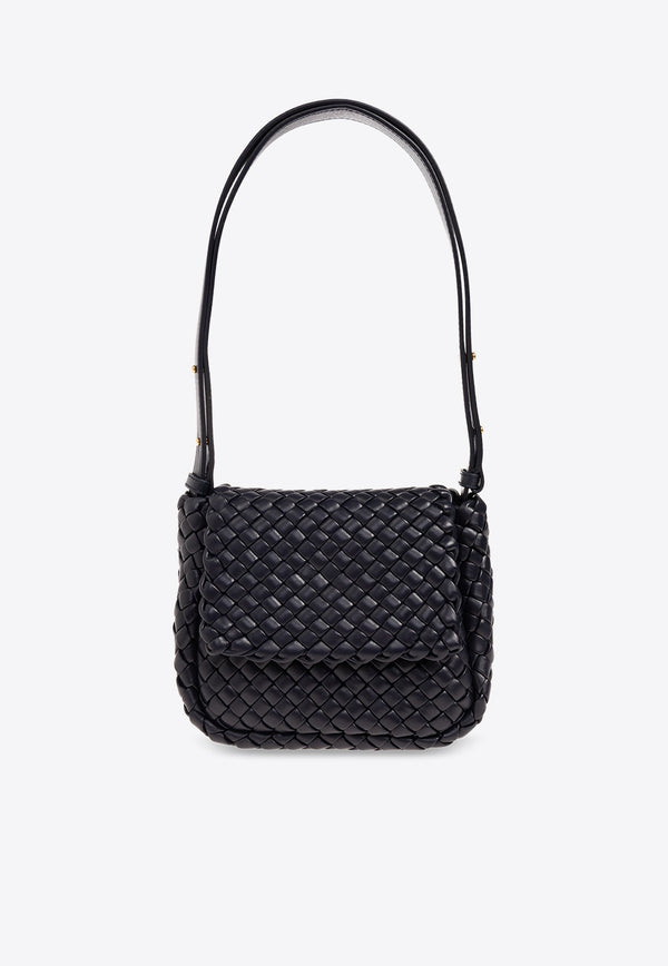 Mini Cobble Padded Intrecciato Shoulder Bag