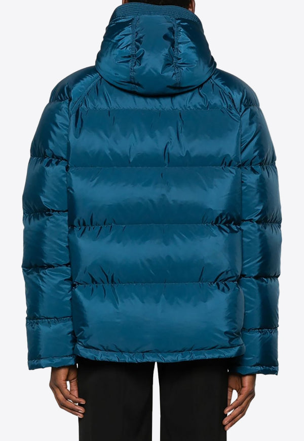 Triangle-Logo Puffer Jacket