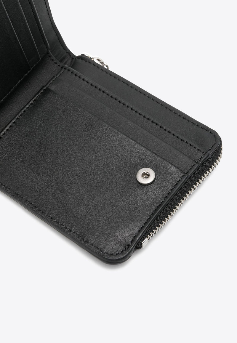 Logo Print Zipped Wallet