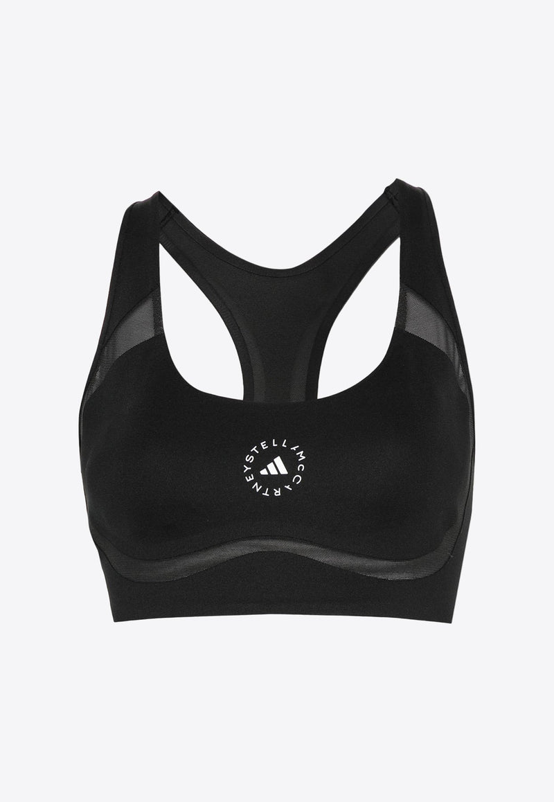 Racerback Logo Sports Bra