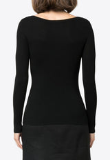 Leila Fine-Ribbed Wool Sweater